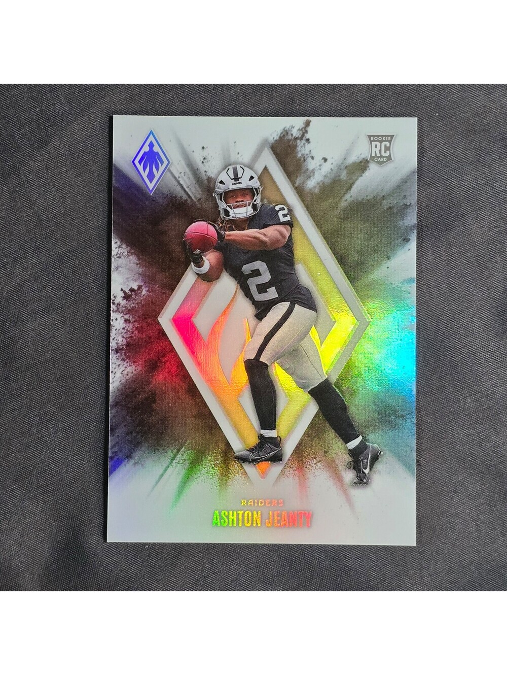2025 Panini Phoenix Ashton Jeanty Color Blast Rookie RC SSP #13 Raiders